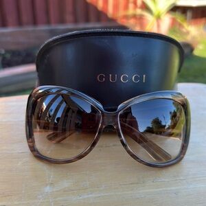 Gucci Y2K Women Oversized Sunglasses Vintage Gucci Designer Retro Sunglass